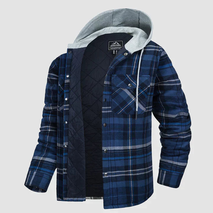 Harrison - Warm Flannel Men's Winter Jacket