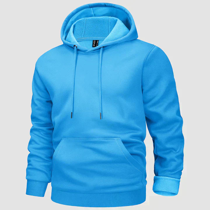 Herren Pullover Fleece Warm Kapuze