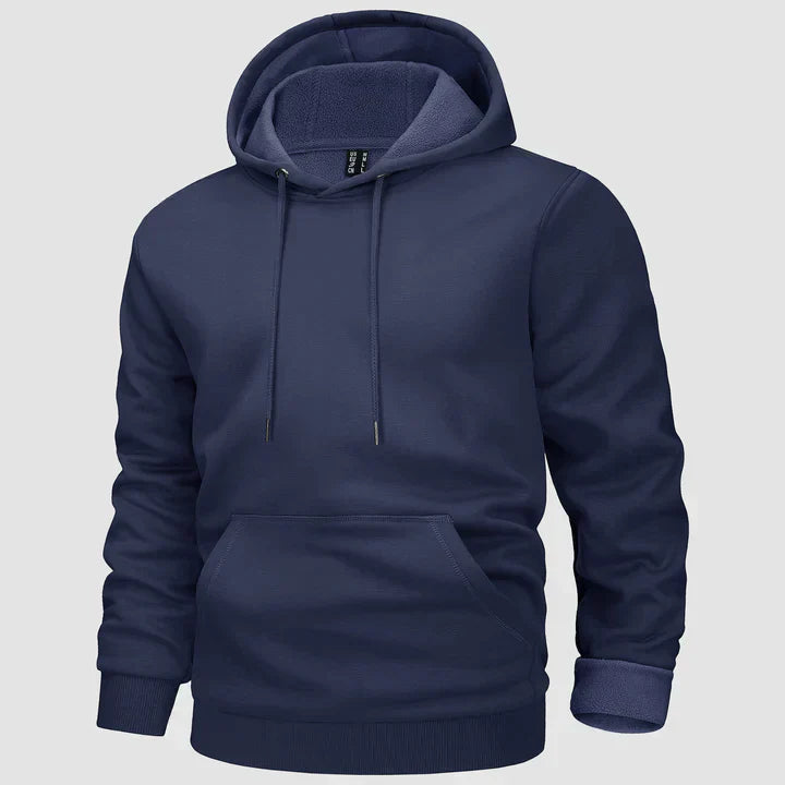 Herren Pullover Fleece Warm Kapuze