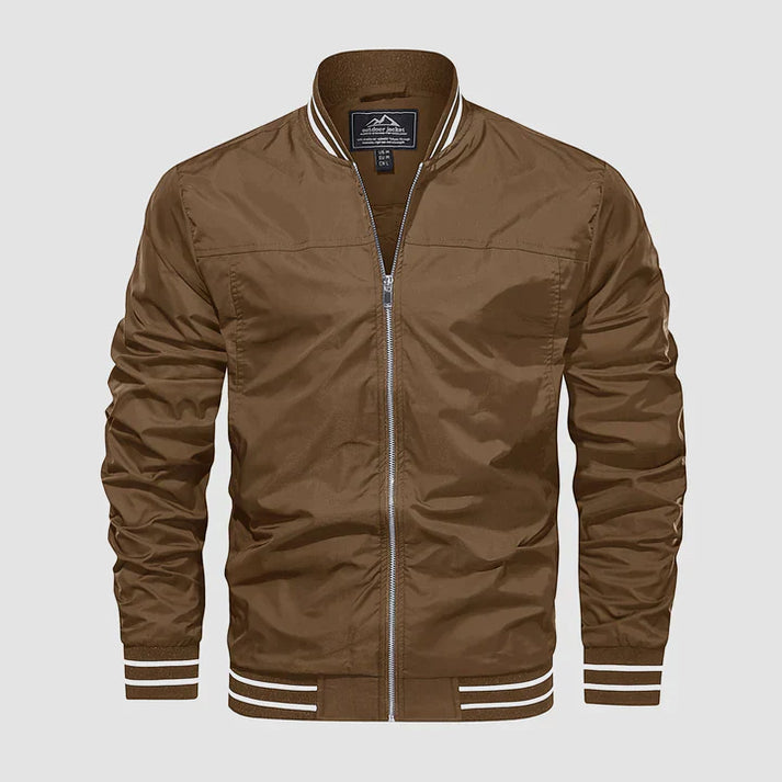 Leichte Jacke Reißverschluss Zwei-Farben-Style