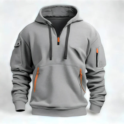 Men's Hoodie Short Zipper Sporty