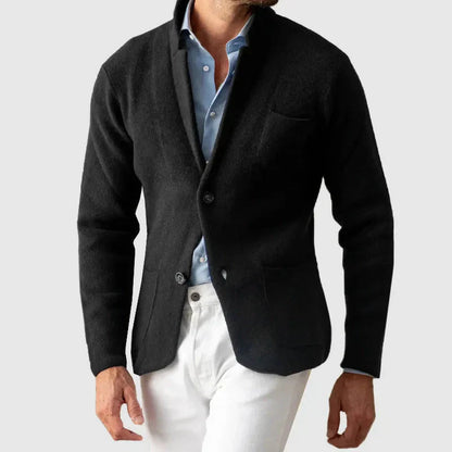 Elegant Knitted Blazer Casual Chic