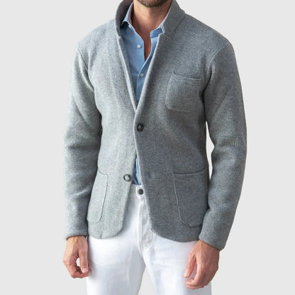 Elegant Knitted Blazer Casual Chic