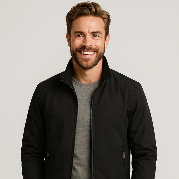 Men's Modern Zipper Bomber Jacket