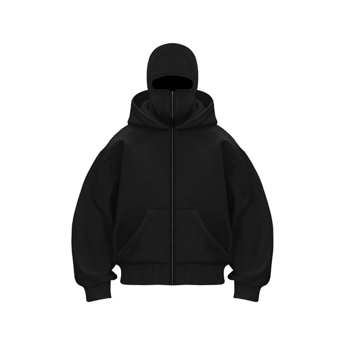 Herren Sweatshirt Lässig Kapuzenpullover Reißverschluss - IdealeKleiden