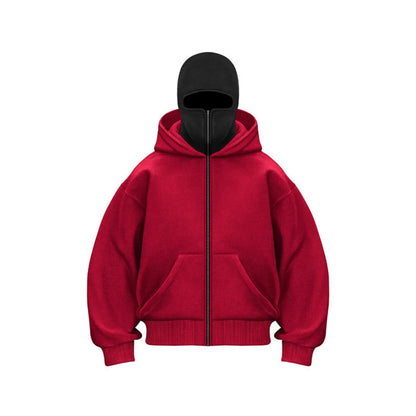 Men's Casual Zip-Up Hoodie