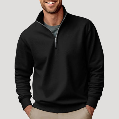 Men's Classic Quarter-Zip Sweater Modern