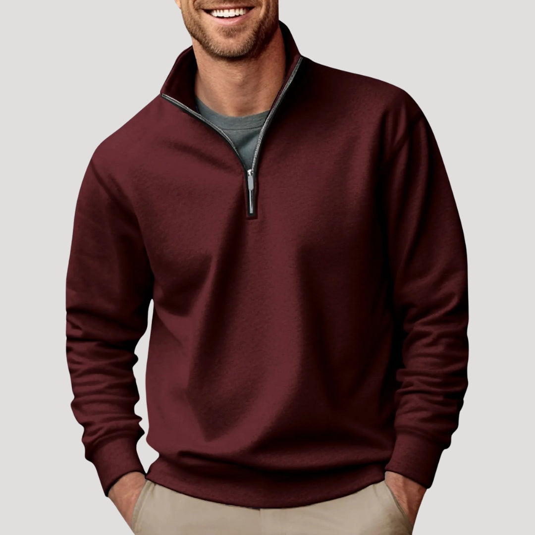 Men's Classic Quarter-Zip Sweater Modern