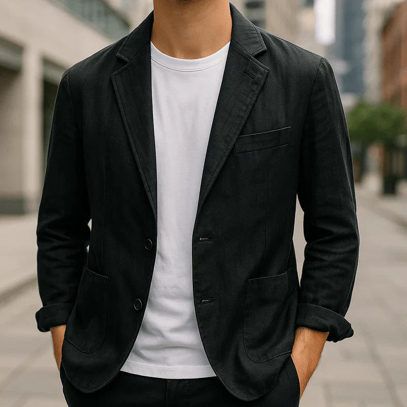 Men's Tailored Blazer Lightweight Slim Fit