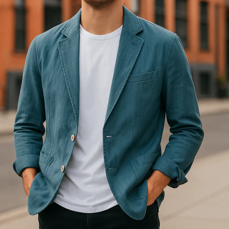 Men's Tailored Blazer Lightweight Slim Fit
