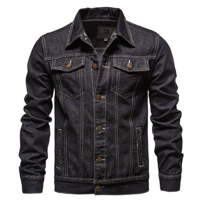 Herren Denim Jacke Modern Klassisch - IdealeKleiden
