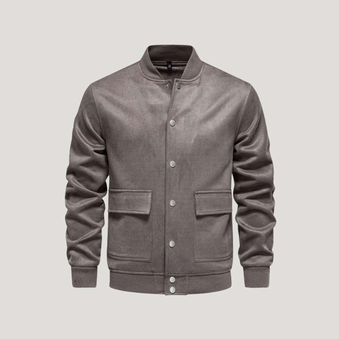 Herren Lederjacke Winter Bomber Style - IdealeKleiden