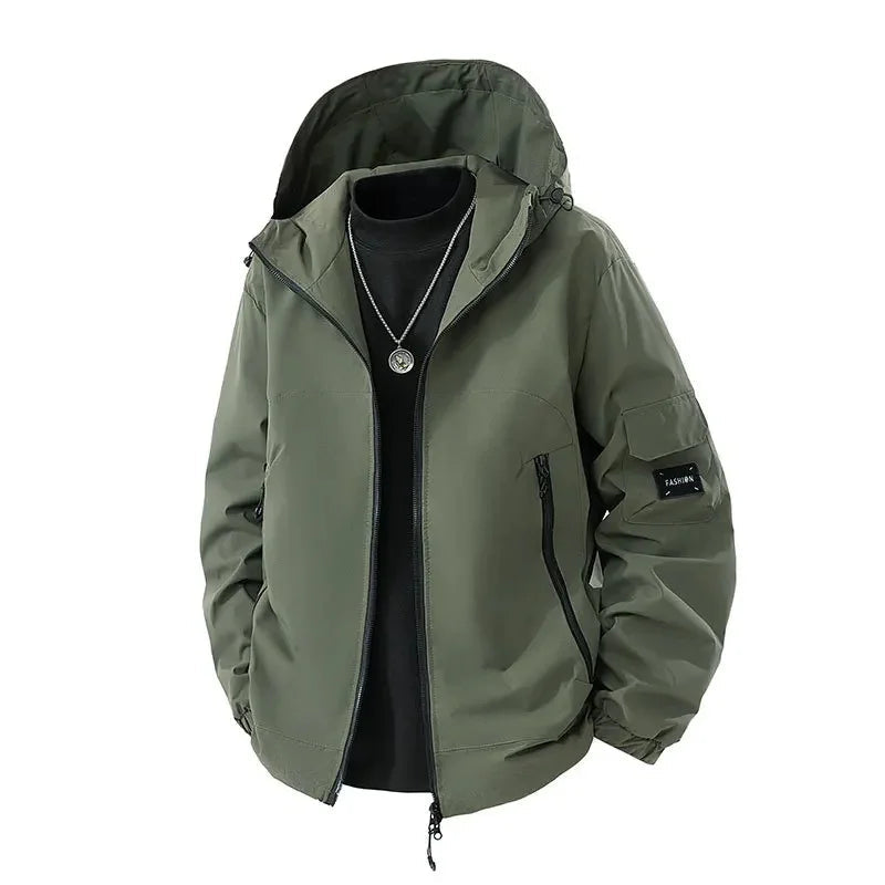 Men's Puffer Jacket Oversized Warm Ski Jacket Winter