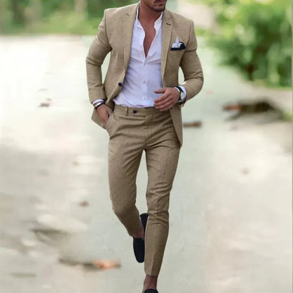 Eleganter Hochzeitsanzug Herren Formal Set