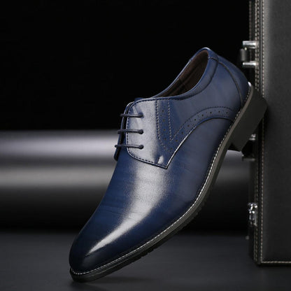 Elegant Herrenschuhe Schwarze Schnürstiefel