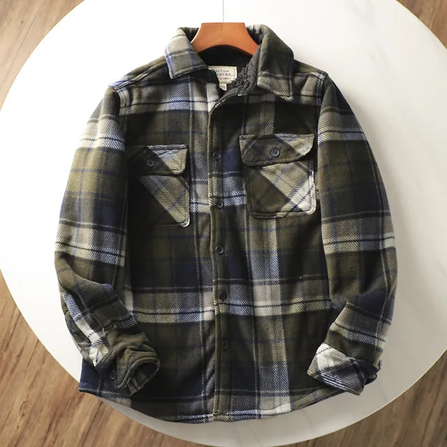 Men's Warm Insulated Fleece Jacket