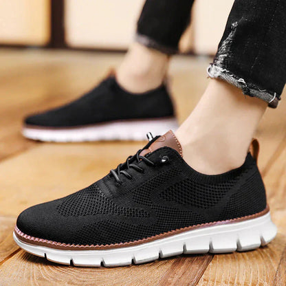 Breathable Men's Running Shoes Mesh Slip-On