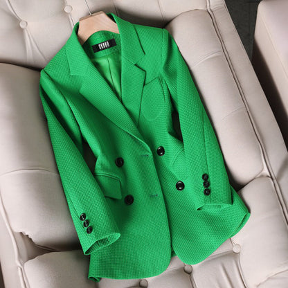Women's Autumn Plaid Chic Blazer