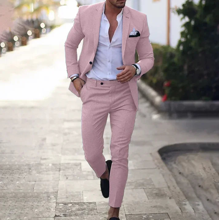 Men's Suit Jacket Trousers Classic