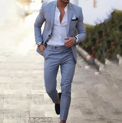 Men's Suit Jacket Trousers Classic