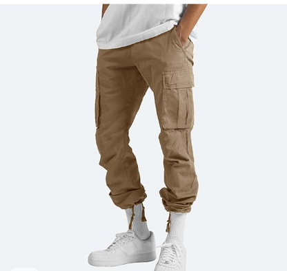 Herren Cargo Hose Bequem Freizeit - IdealeKleiden