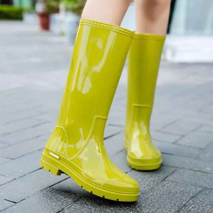 Wasserdichte Regenstiefel Frauen | Stilvolle Gummistiefel Rutschfest