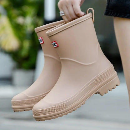Fashionable Rain Boots for Women Waterproof Stylish