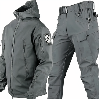 Tactical Outdoor Jacket Trousers Set Waterproof Men