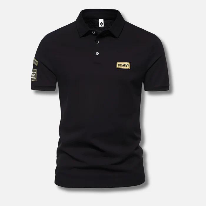 Men's Military Style Summer Polo Shirt