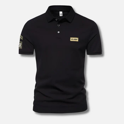 Men's Military Style Summer Polo Shirt
