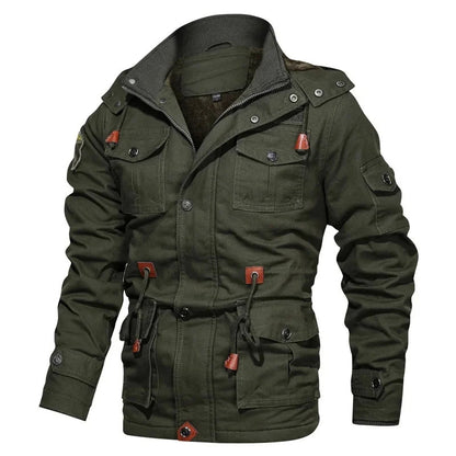 Men's Cotton Jacket Warm Fleece Lining