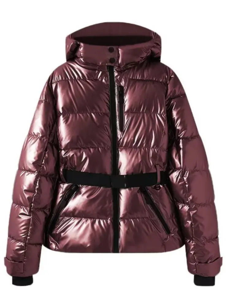 Fashionable Women's Ski Jacket with an Elegant Cut