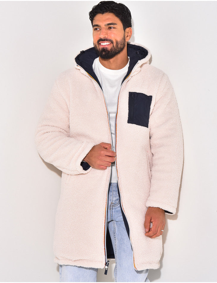 Herren Wintermantel Lang Elegant Schutz