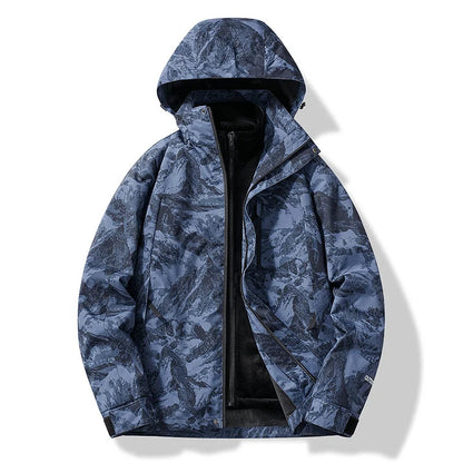 Women's Ski Jacket Warm Windproof Hooded