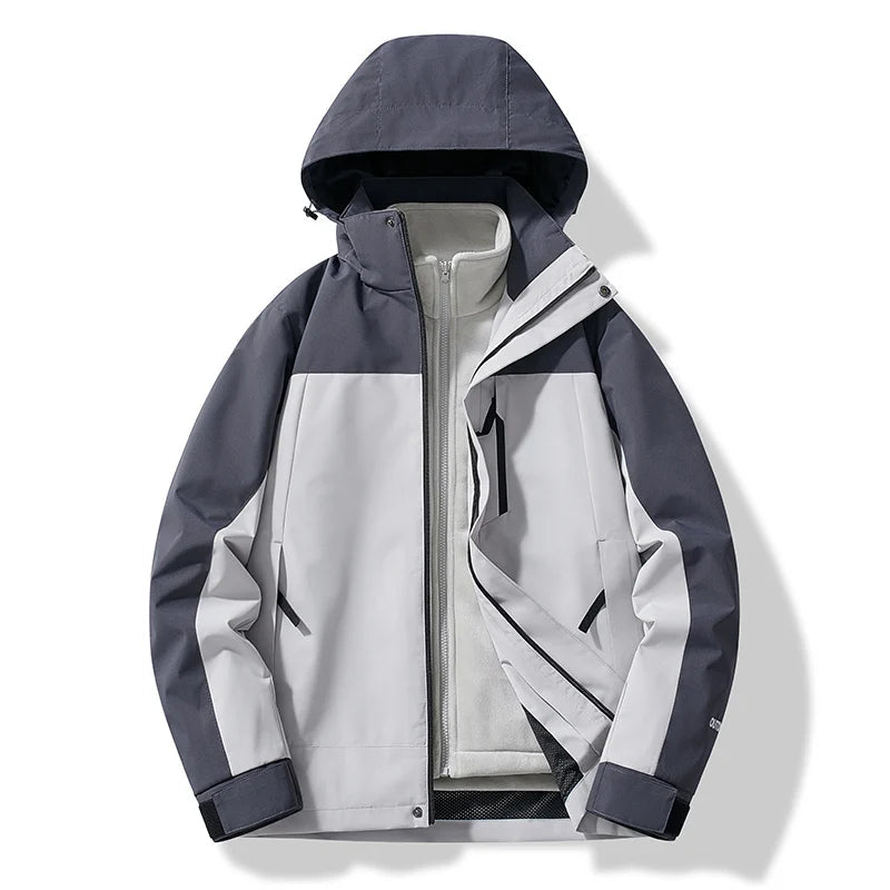 Women's Ski Jacket Warm Windproof Hooded