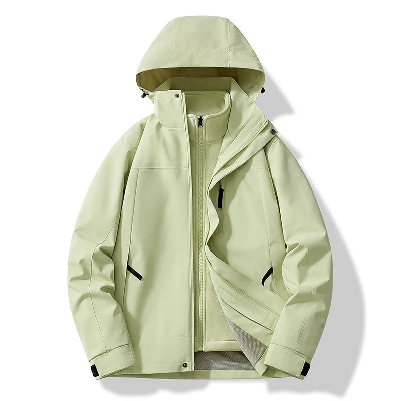 Women's Ski Jacket Warm Windproof Hooded