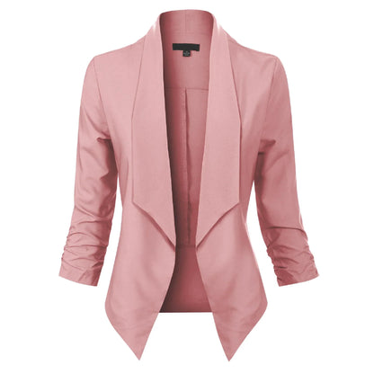 Elegant Women's Long-Sleeve Blazer Model