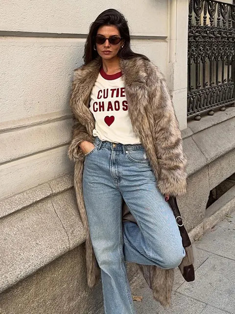 Soft Winter Coat Women's Trench Coat