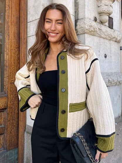Unique Patchwork Jacket Cotton Handmade