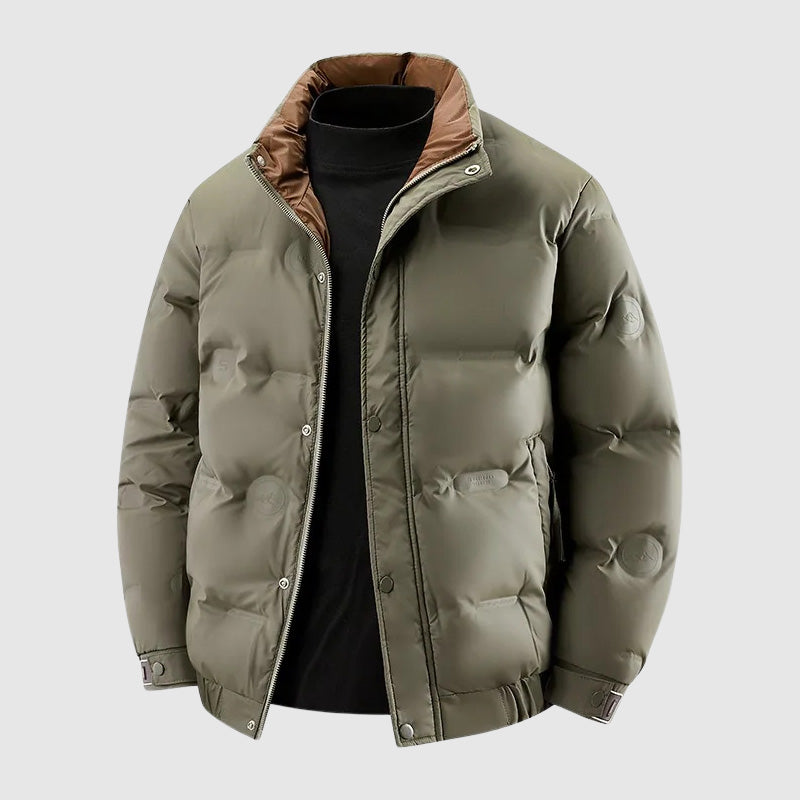 Warm Men's Down Jacket Sporty Stylish