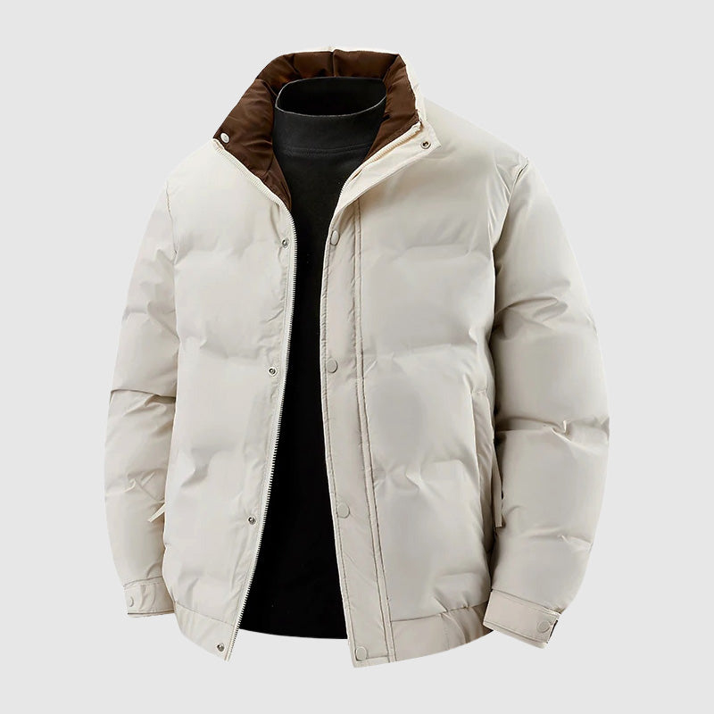 Warm Men's Down Jacket Sporty Stylish