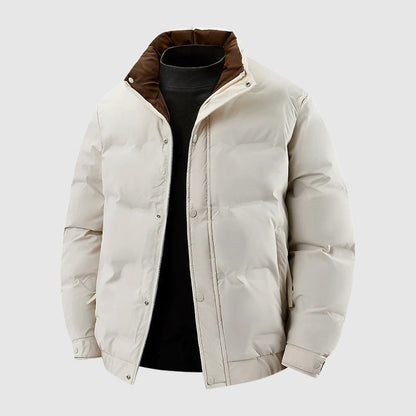 Warm Men's Down Jacket Sporty Stylish