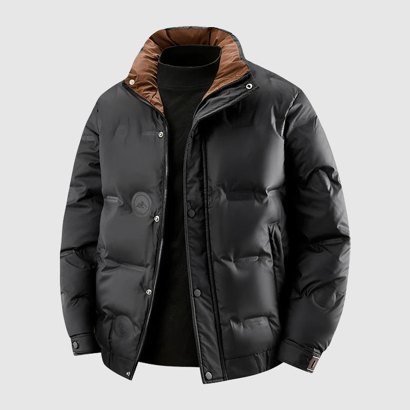 Warm Men's Down Jacket Sporty Stylish