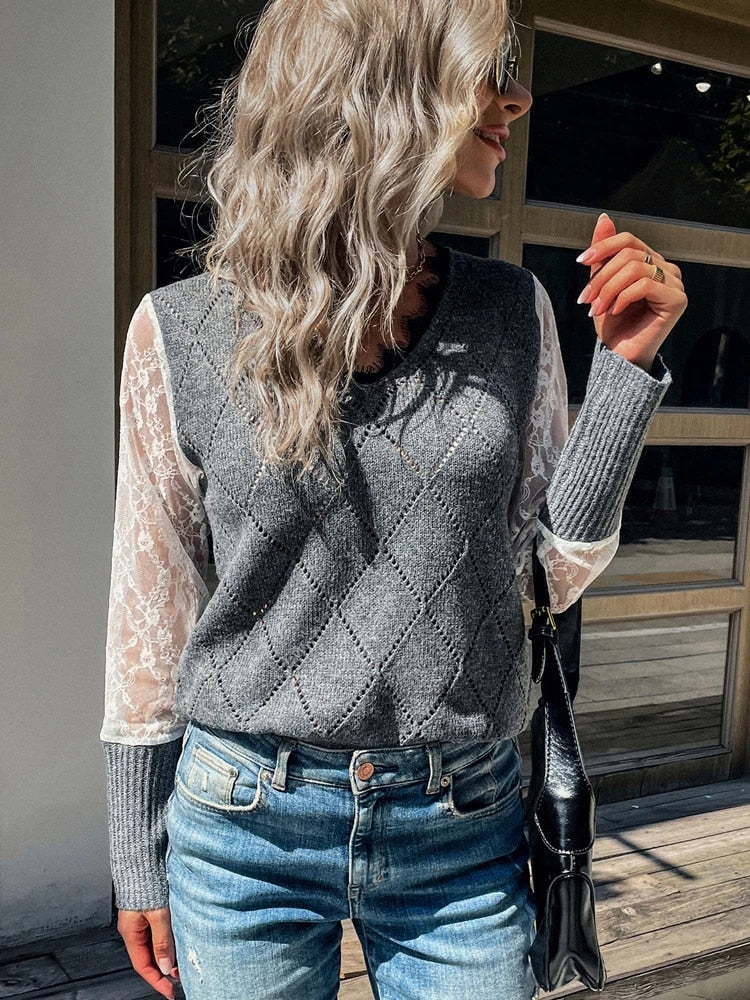 Elegant Women's V-Neck Top