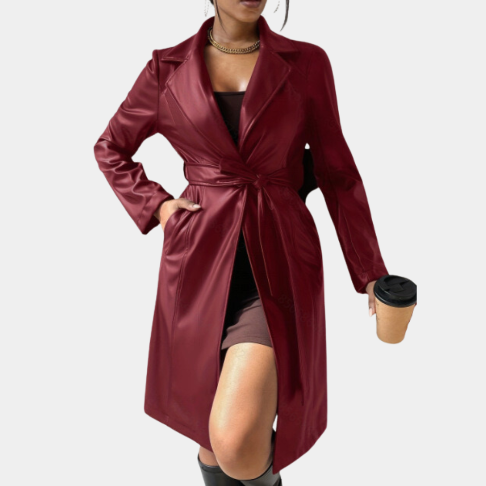 Elegant Women's Autumn Jacket Long Fashionable