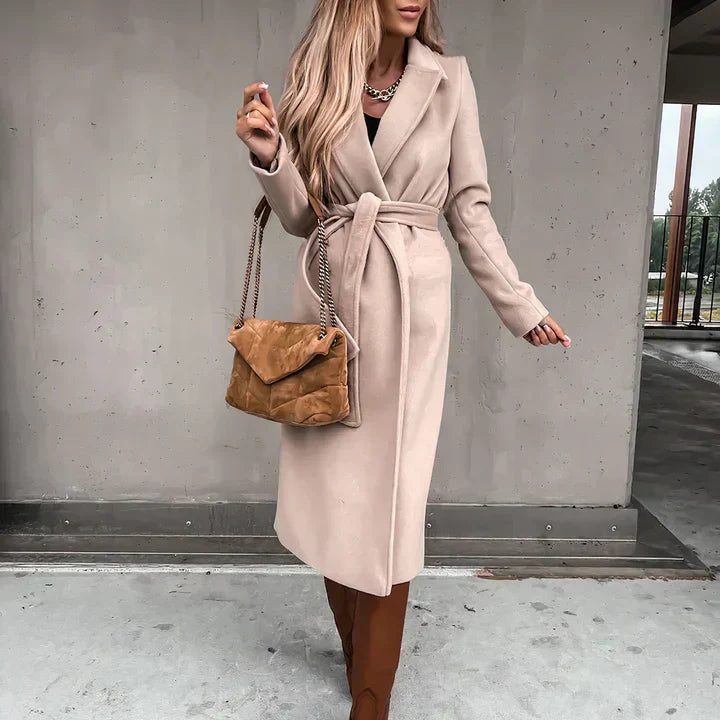 Stylish Women's Wool Blend Coat