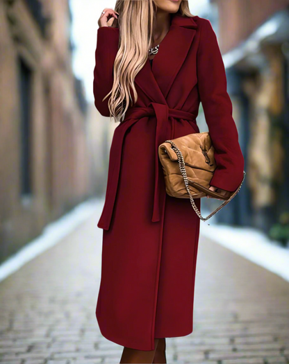 Stylish Women's Lightweight Belt Coat