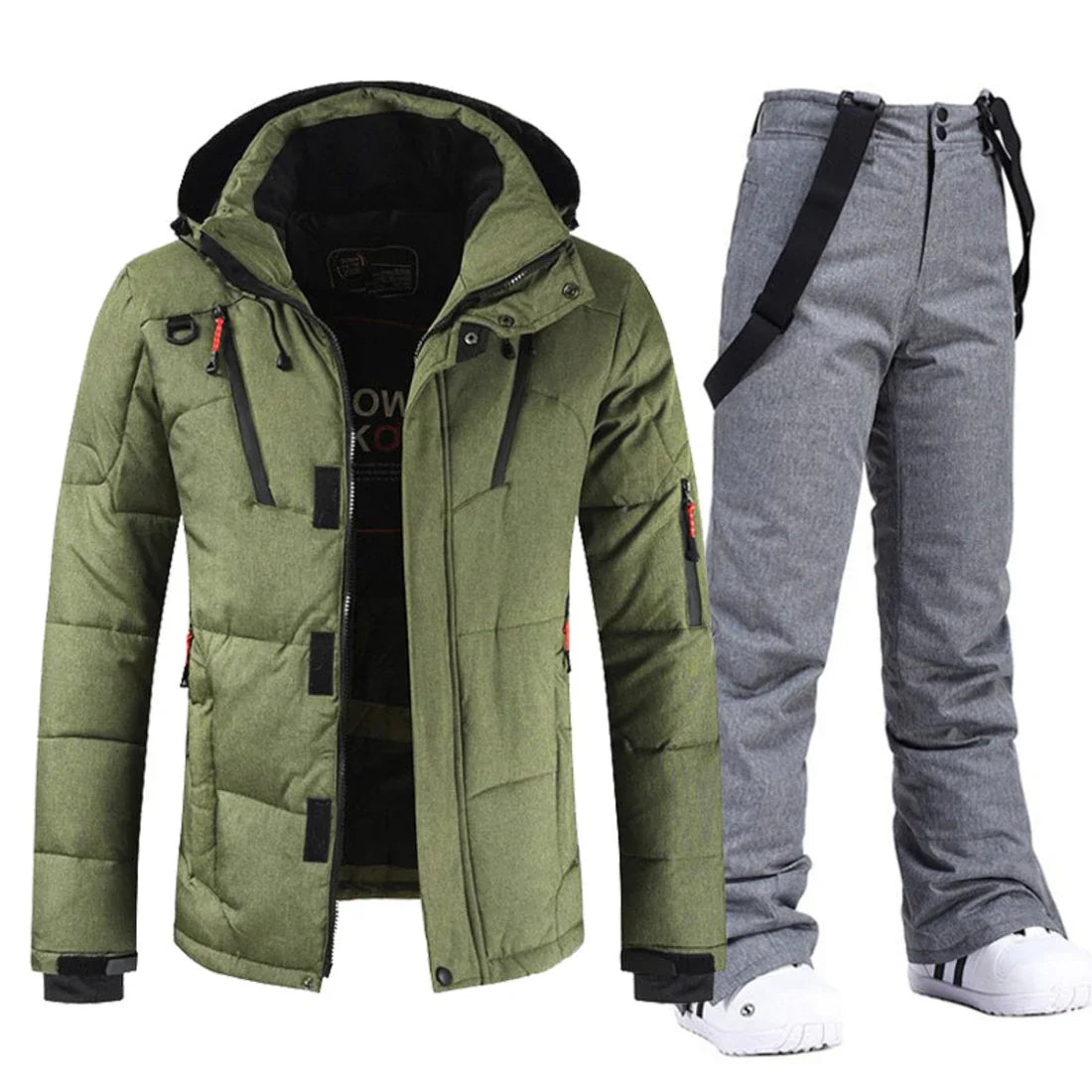 Men's Outdoor Jacket Set Warm Winter