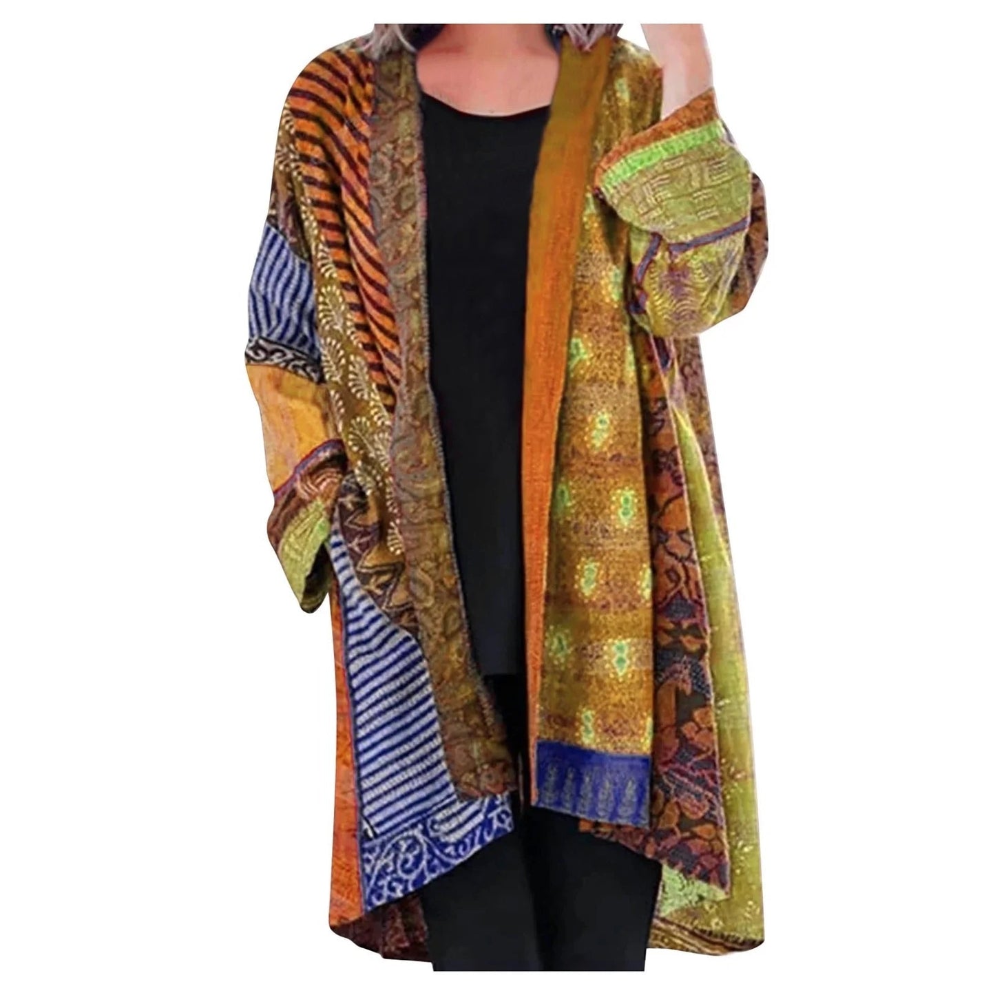 Women's Scarf Long Sleeve Knit Sweater Elegant