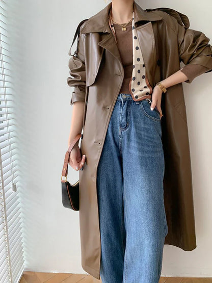 Elegant Trench Coat Women's Fashion